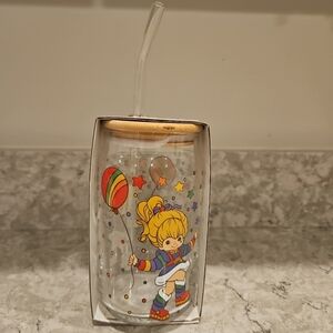 Rainbow BRITE Glass Tumbler 16 oz. Pint - Silver Buffalo Edition
